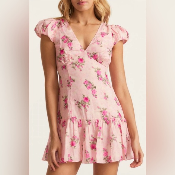LoveShackFancy Dresses & Skirts - LoveShackFancy Russ Dress in Pink Ivy